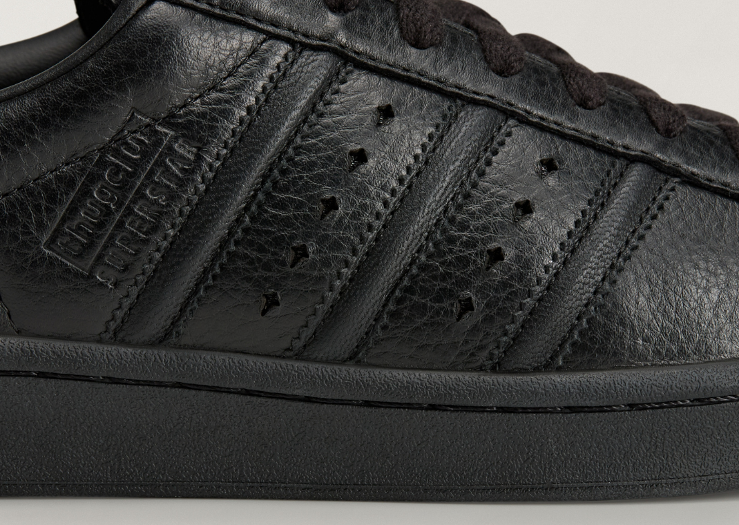 Thug Club x adidas Superstar Vintage Core Black - Detail