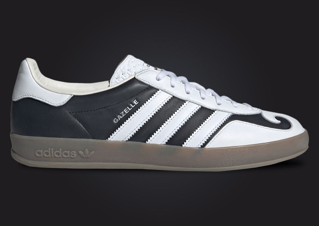 adidas Gazelle Gatsin Black White Lateral
