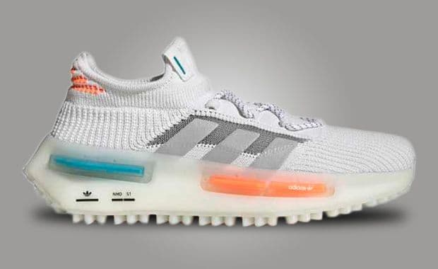 adidas' NMD S1 White Teal Orange Has The Summer Seasons In Mind