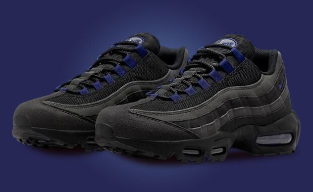 The Nike Air Max 95 Jewel Goes Dark in Cool Grey and Deep Royal Blue