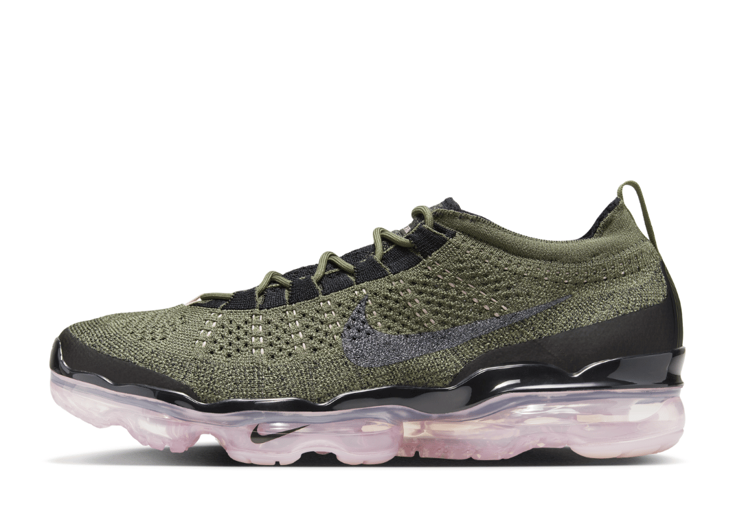 Nike Air VaporMax 2023 Flyknit Medium Olive Pink Oxford Lateral