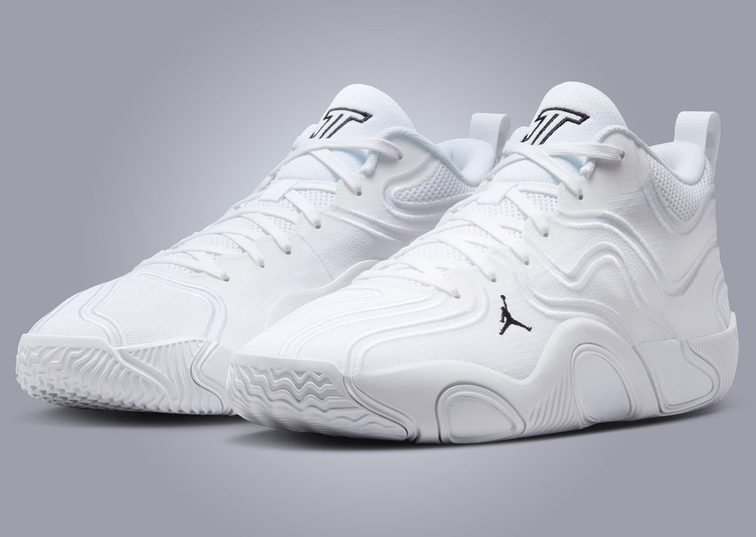 The Jordan Tatum 3 White Black is a Clean King