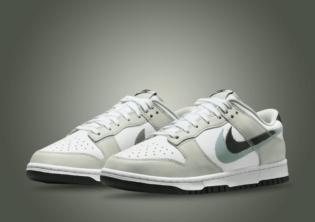 Nike Dunk Low Spray Paint Swoosh