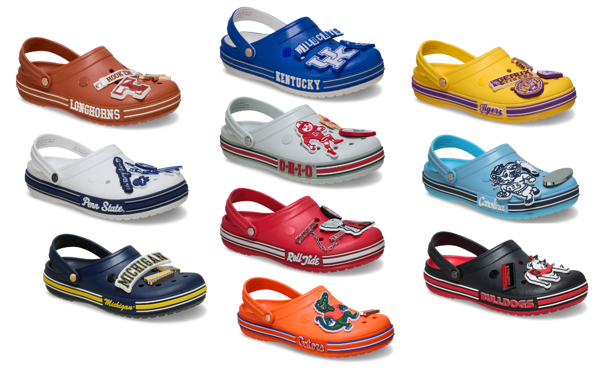 Big Crocs on Campus: Crocs is Ready for the Fall Semester with an NCAA Collection