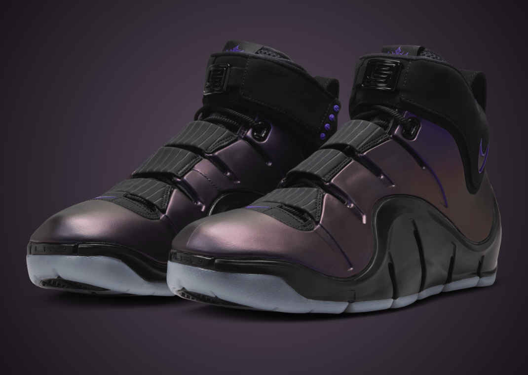 The Nike Zoom LeBron 4 Eggplant Releases May 2024