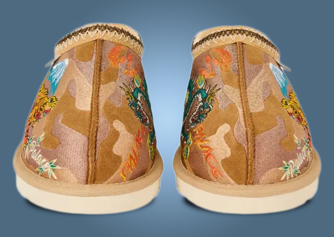 Palace x UGG Tasman Slipper Chestnut Camo Toe