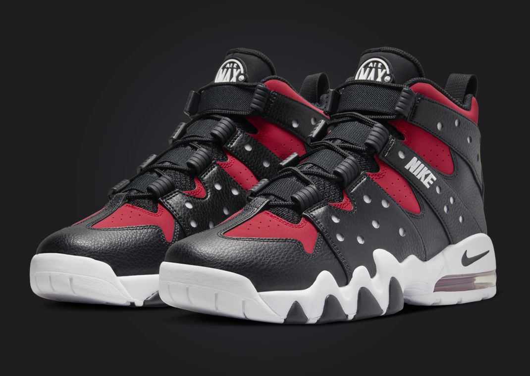 Nike Air Max 2 CB 94 Black Gym Red Angle