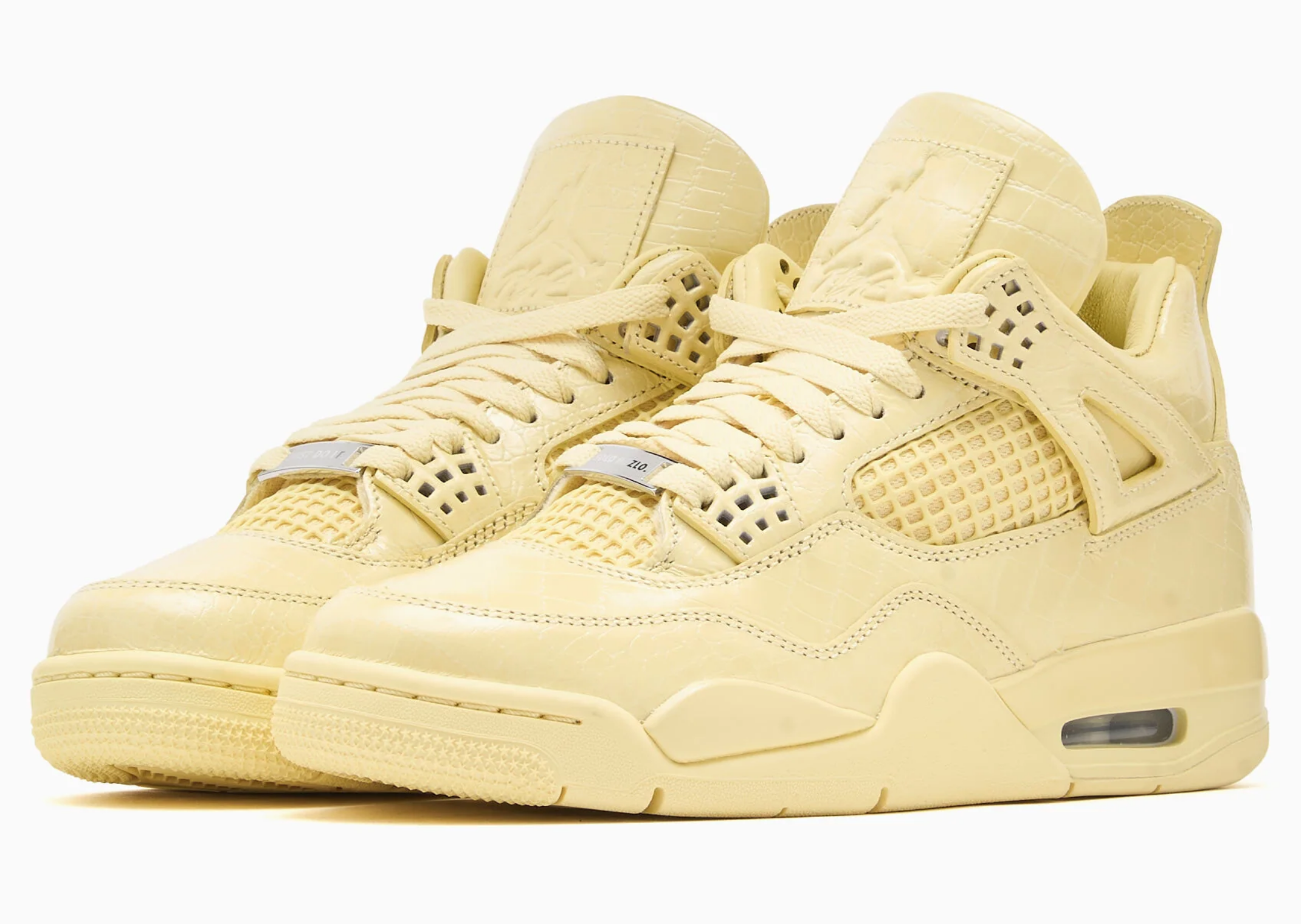 J. Balvin x Air Jordan 4 Retro Lemonade - Angle