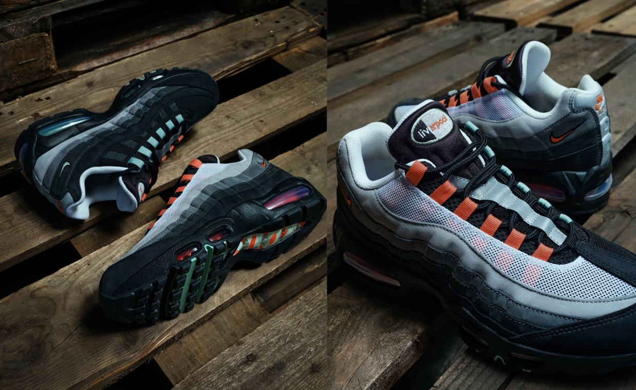 Nike’s Latest Air Max 95 Celebrates Liverpool, England’s 110 Obsession