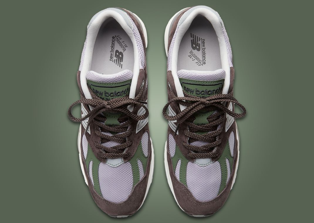 New Balance 991v2 Made in UK Essentially Offbeat Licorice Top