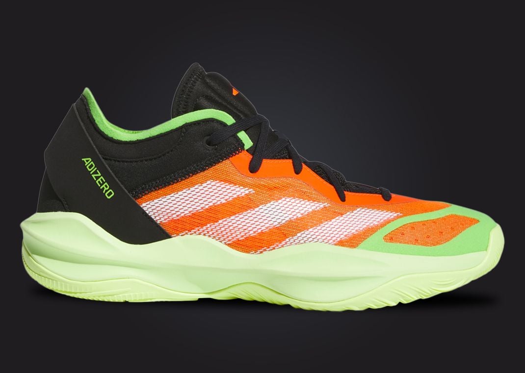 adidas Adizero Select 2.0 Orange Lucid Lemon Lateral