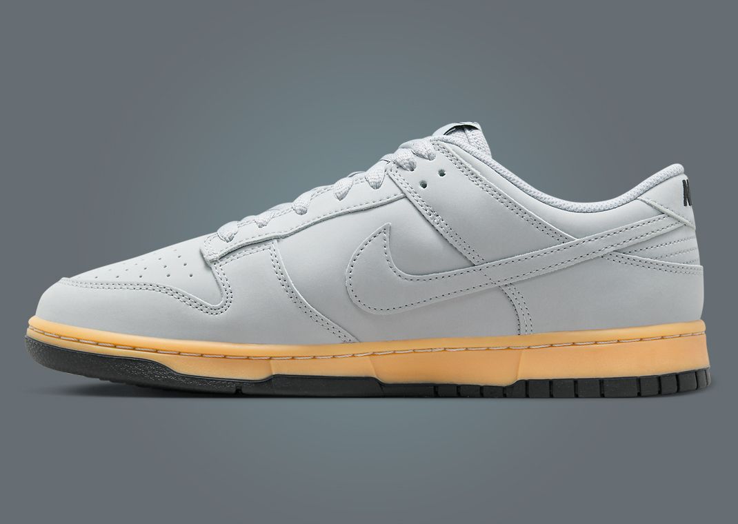 Nike Dunk Low Retro Wolf Grey Gum Medial
