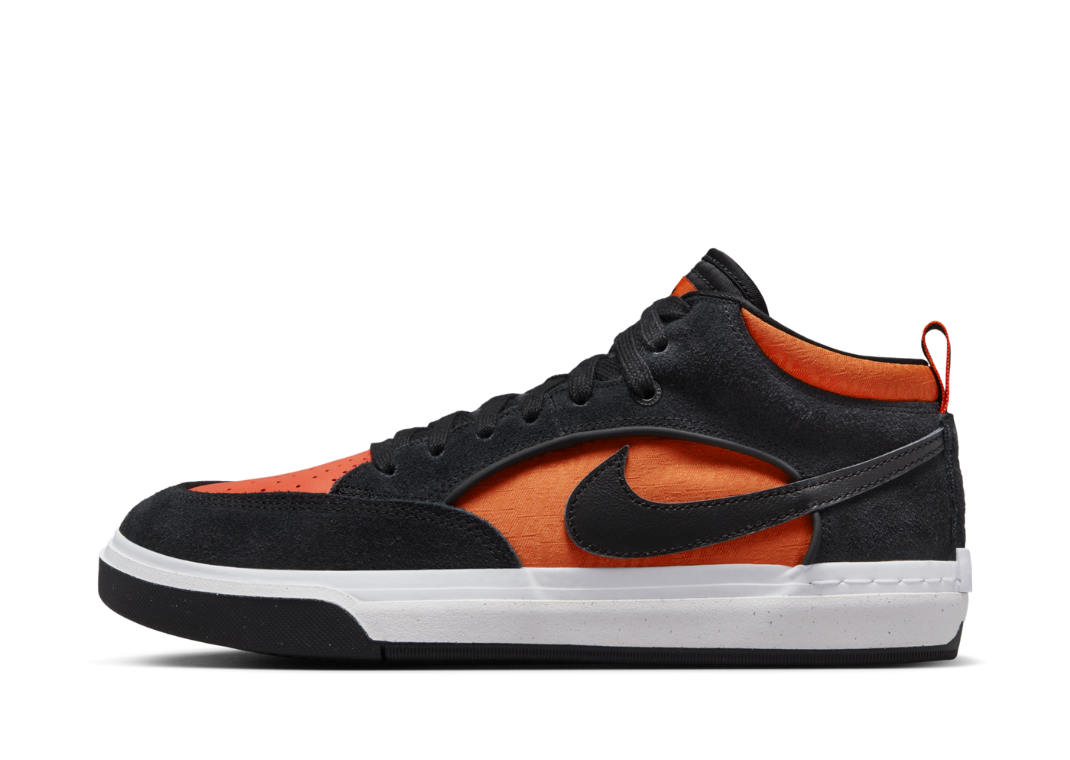 Nike SB React Leo Black Orange Lateral