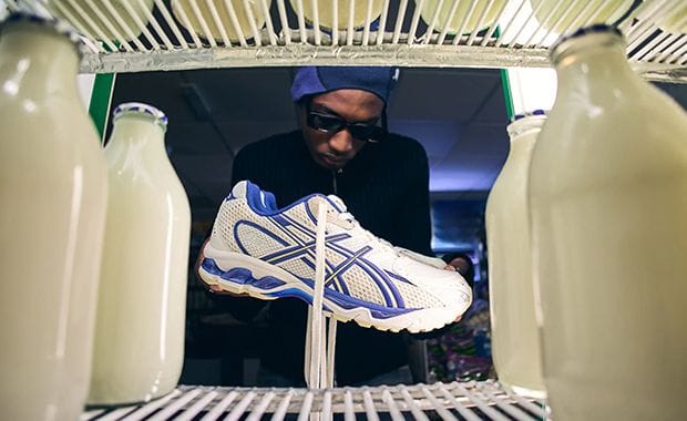 END.’s Asics Gel-Nimbus 10.1 Takes Inspiration From Milk Bottles