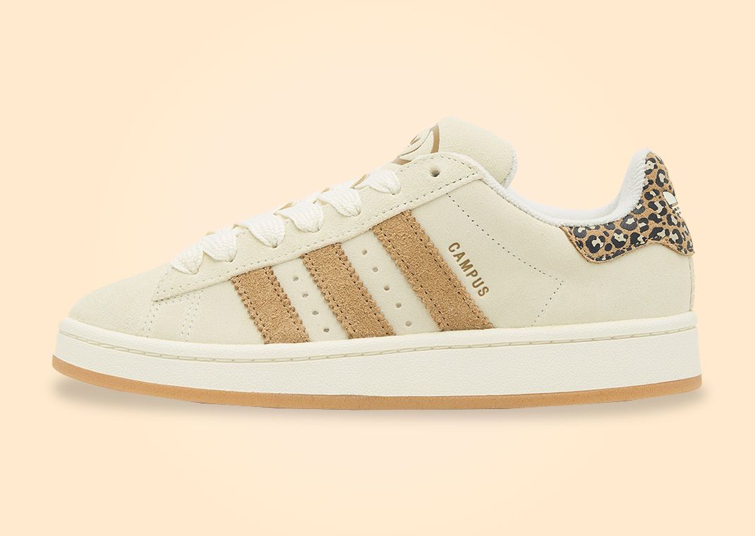 adidas Campus 00s Leopard Print Cream Tan (W) Lateral