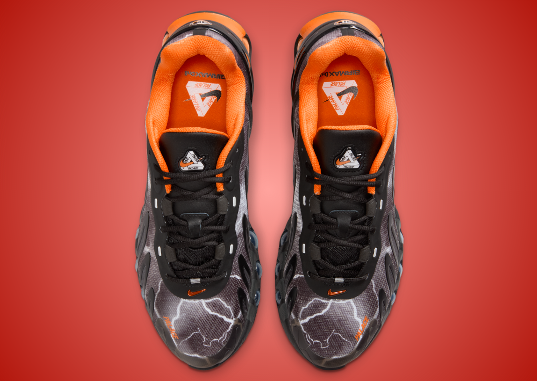 Palace x Nike Air Max DN8 Black Safety Orange Top