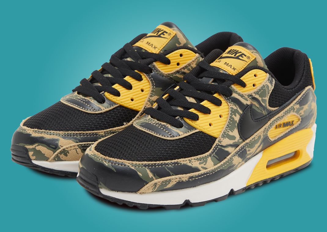nike air max 90 camo croc animal print