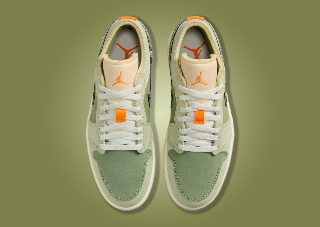 The Air Jordan 1 Low SE Craft Gets Draped in Sky J Light Olive