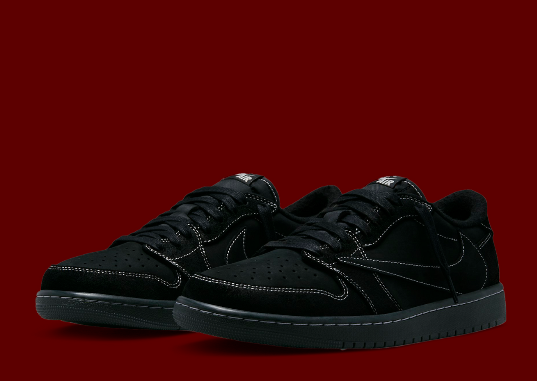 Travis Scott x Air Jordan 1 Retro Low OG Black Phantom