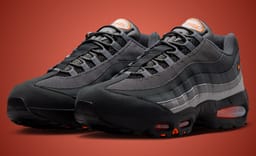 Nike’s Big Bubble Air Max 95 Run Adds a Black and Grey Mix with Orange Accents