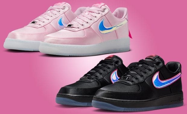 The Nike Air Force 1 Low Luxe Breast Cancer Awareness Pack Releases October 2025