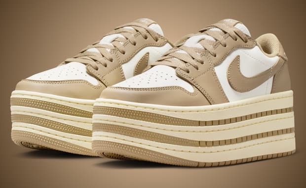 Air Jordan 1 Low Triple Stack Khaki