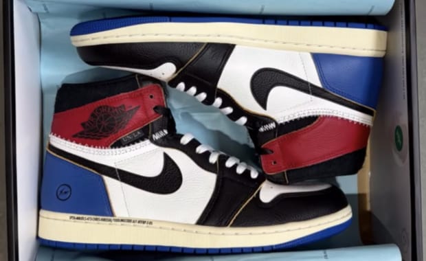 Union LA and fragment designs Air Jordan 1 High Chicago Royal Drops in February