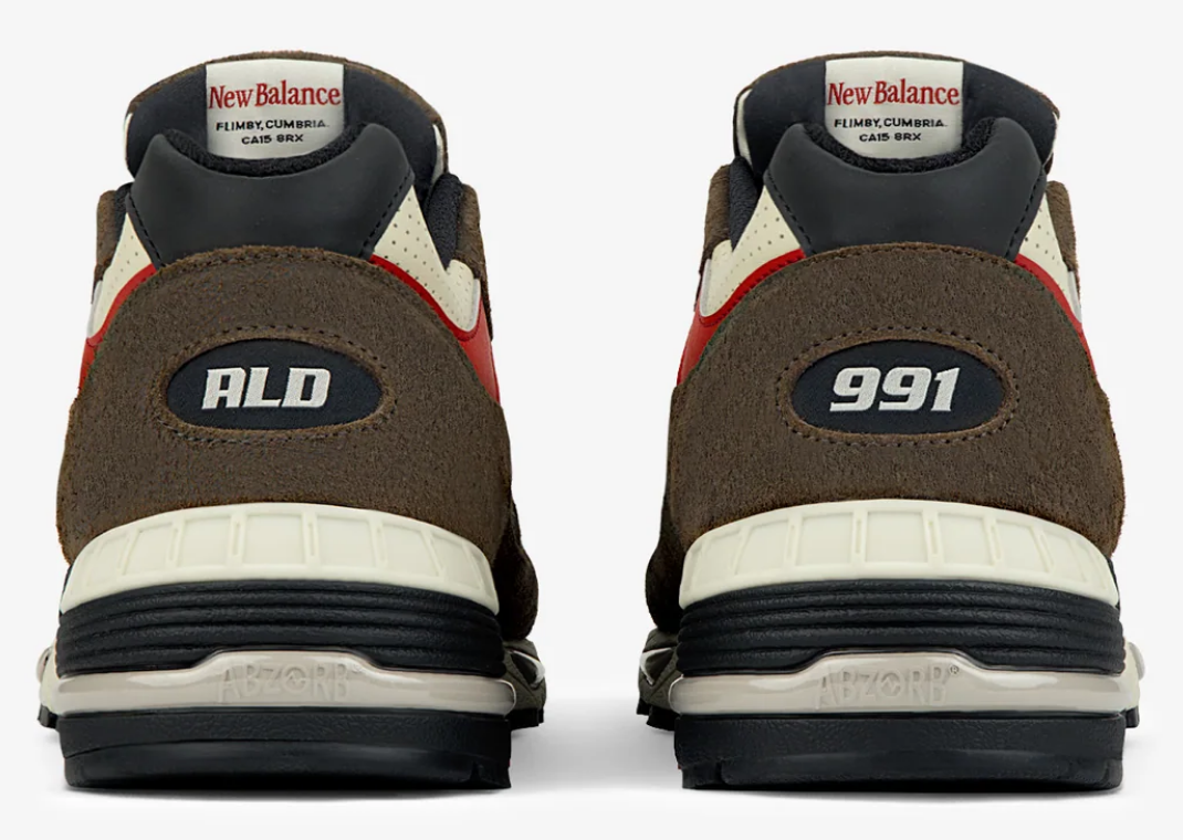 Aime Leon Dore x New Balance 991 Made in UK Chocolate Heel