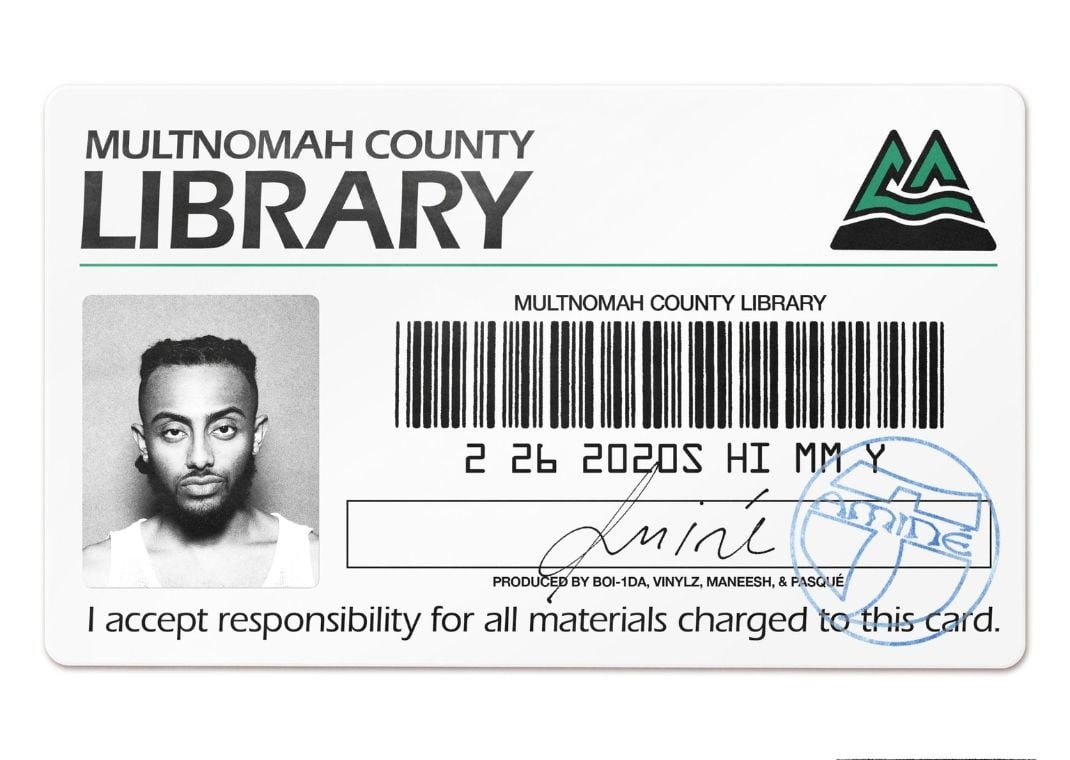 Aminé's library card