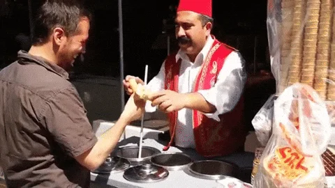 Turkish Ice Cream Trick meme