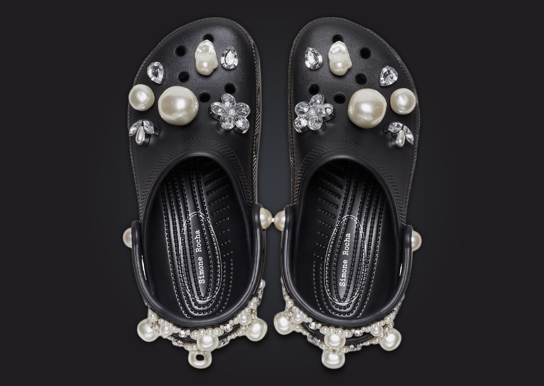 Simone Rocha x Crocs Classic Clog Black Top