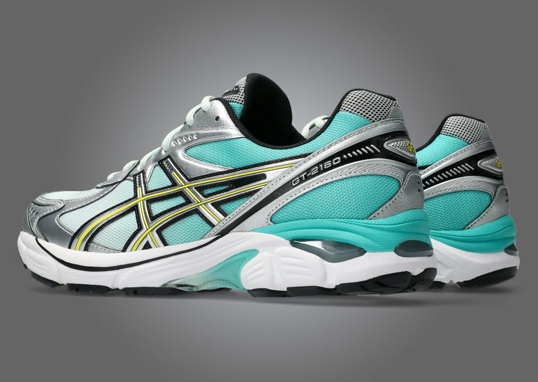 Asics GT-2160 Teal Gold Heel Angle