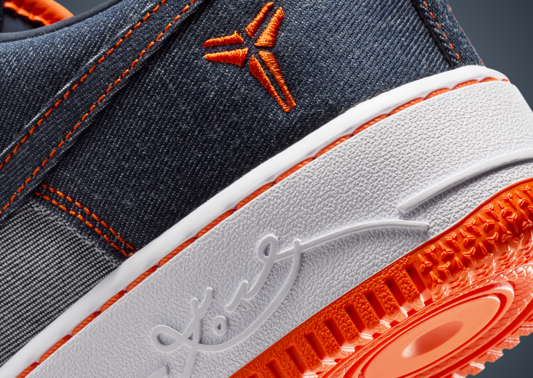 Nike Kobe Air Force 1 Low Protro Denim - Heel Detail