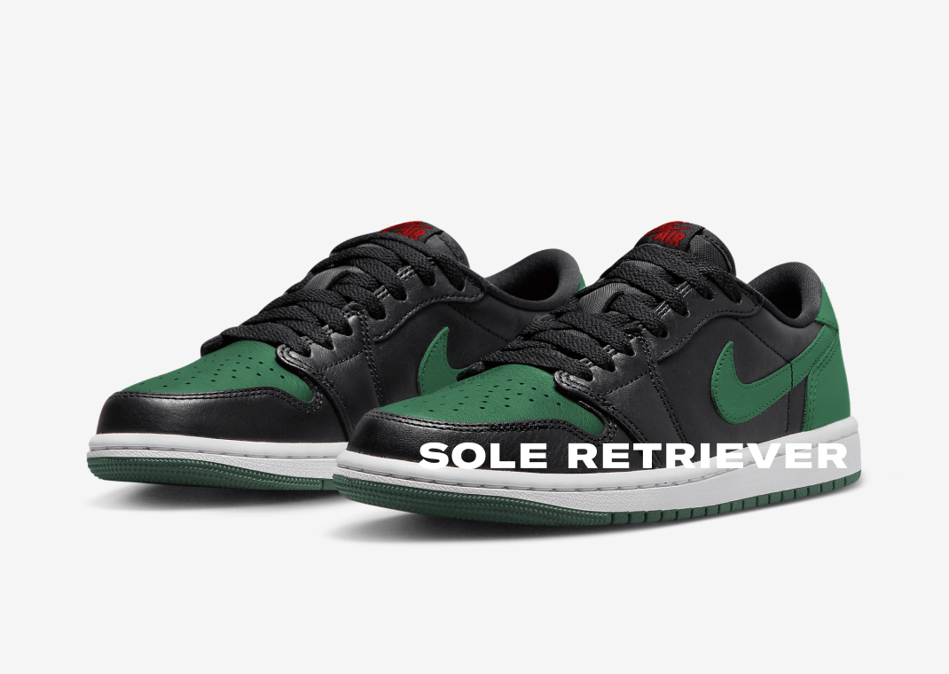 Air Jordan 1 Retro Low OG Black Gorge Green (W)