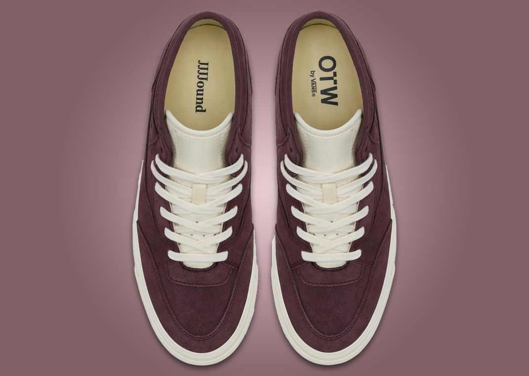 JJJJound x Vans Half-Cab Burgundy White Top
