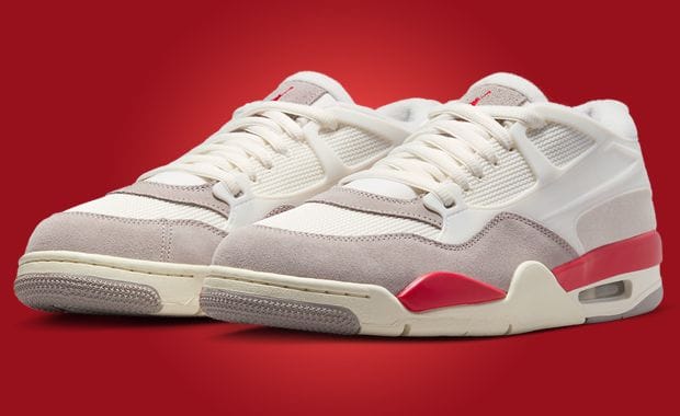 The Air Jordan 4 RM White Varsity Red Releases Summer 2025