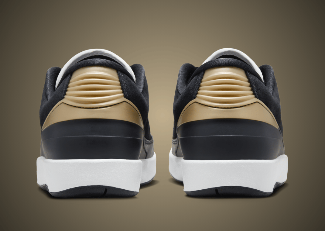 関税送料込♪Nike/W AIR JORDAN 2 RETRO BLACK RED GOLD This Women's Exclusive Air Jordan 2 Low Black Metallic Gold