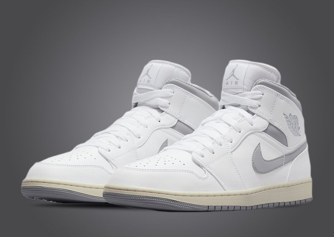 Air Jordan 1 Mid "White Stealth"