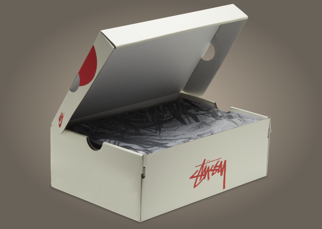 Stussy x Nike Air Flight 89 Low SP Black White Packaging