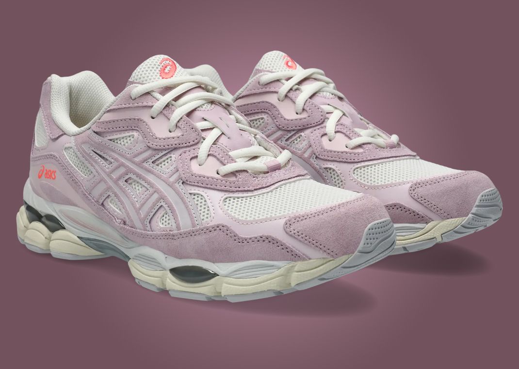 Asics Gel-NYC Pink Cream Angle