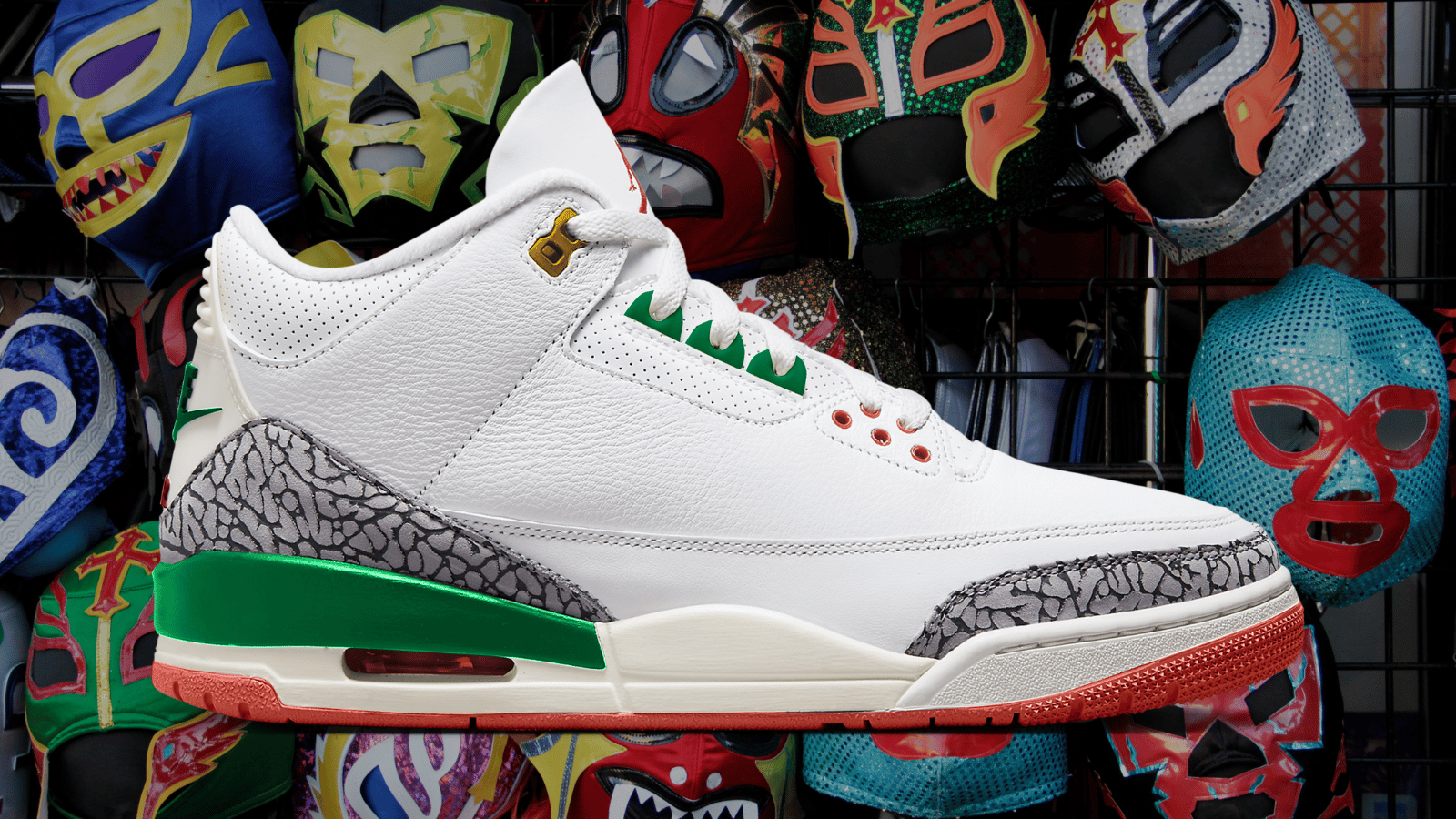 Jordan Brand Honors Luchadores and Lucha Libre on the Air Jordan 3 El Vuelo
