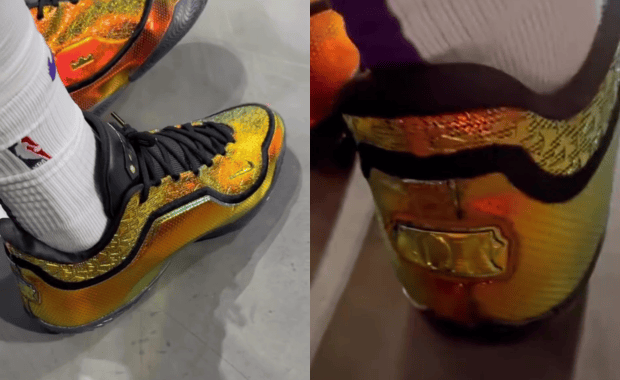 LeBron James Teases a Golden Nike LeBron 23 Colorway