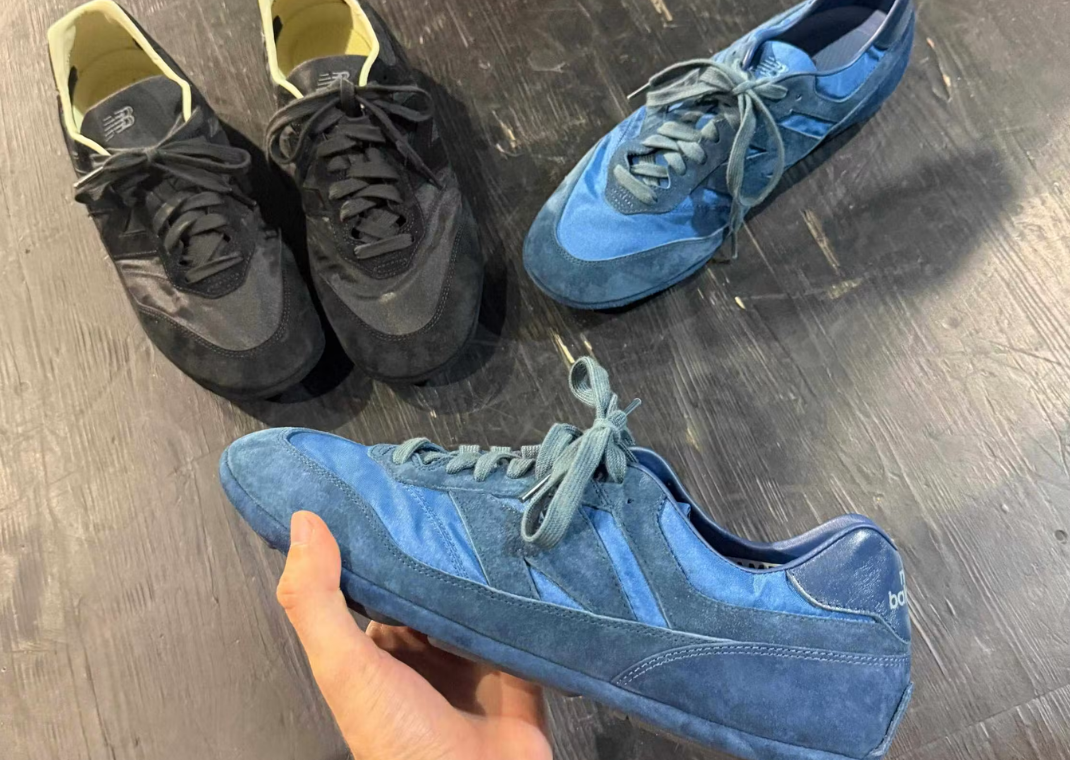 AURALEE x New Balance 574 Driver Preview