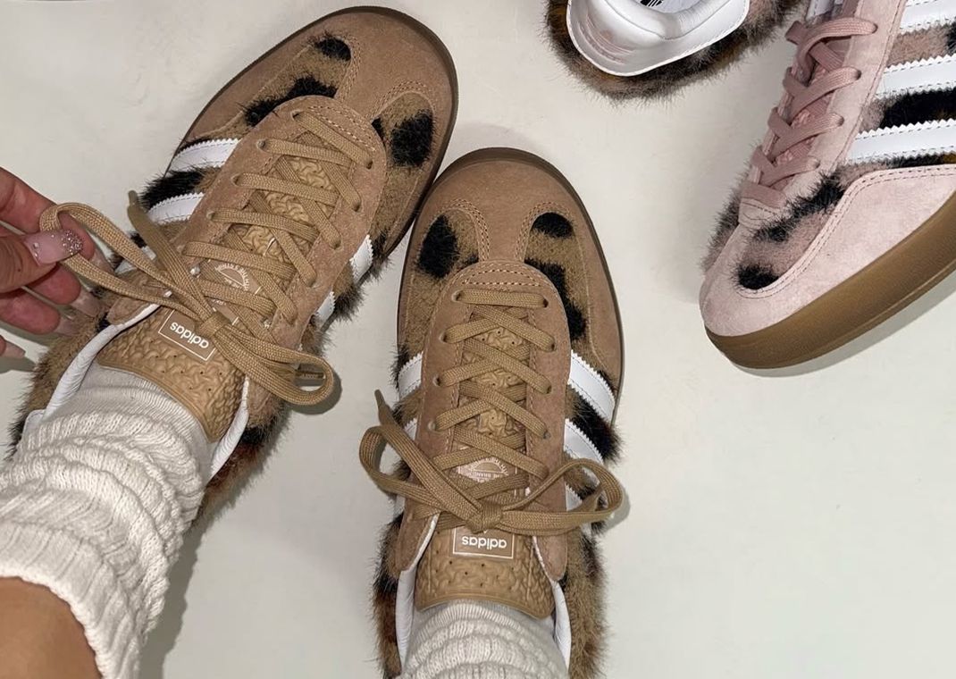 atmos Pink x adidas Gazelle Indoor Trinity Leopard Pack