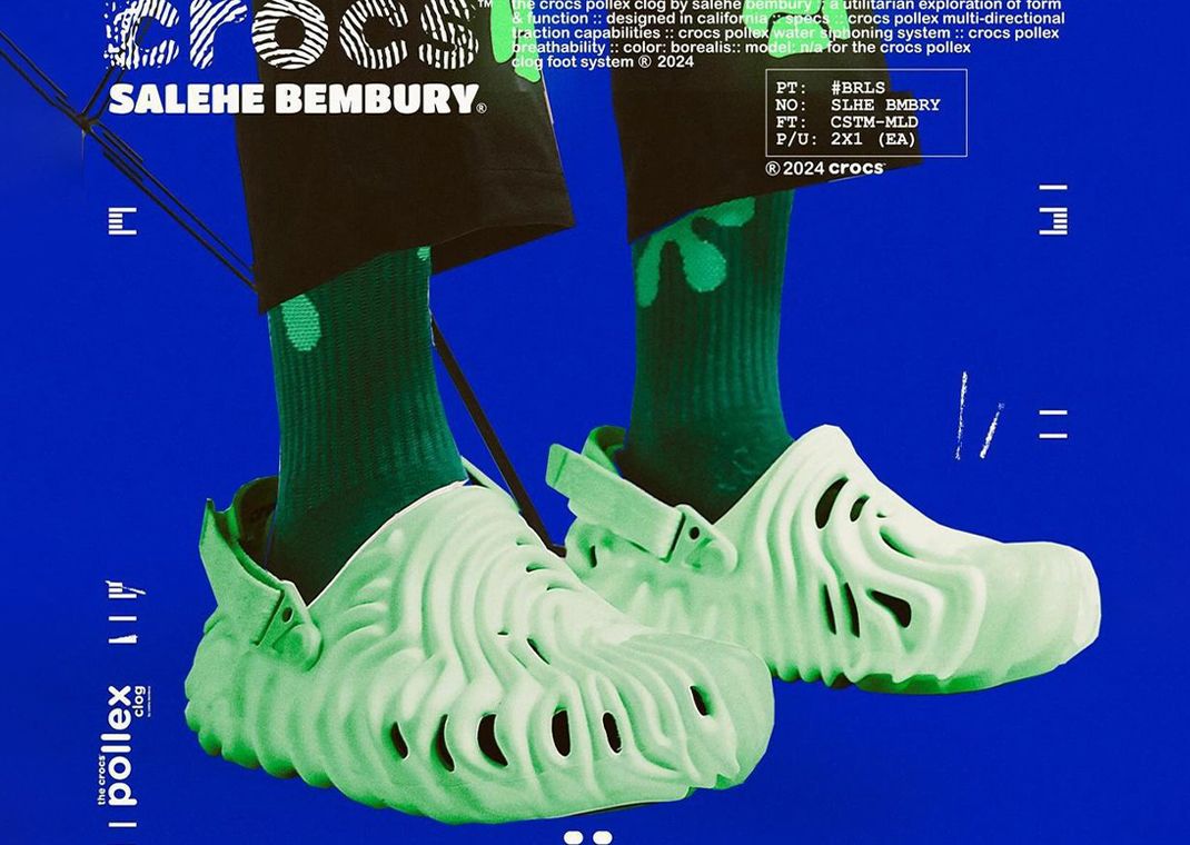 Salehe Bembury's Latest Crocs Pollex Clog Pack is Perfect