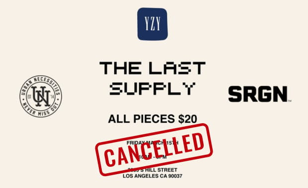 YZY Gap Urban Necessities pop up LA Shut Down