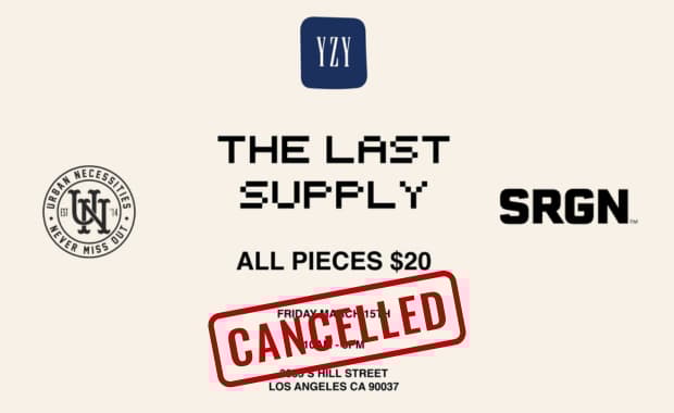 YZY Gap Urban Necessities pop up LA Shut Down