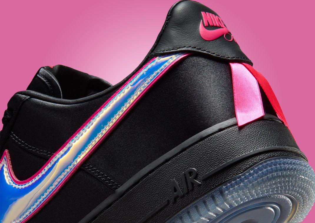 Nike Air Force 1 Low Luxe BCA Black Heel Detail
