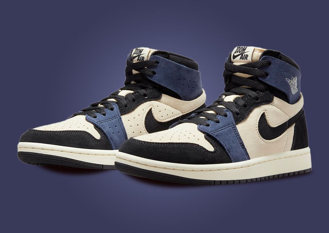 Air Jordan 1 High Zoom CMFT 2 Muslin Blackened Blue (W)