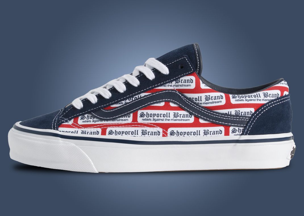 Shoyroll x Vans Old Skool 36 Blue Red - Lateral